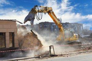 demolition services excavator
