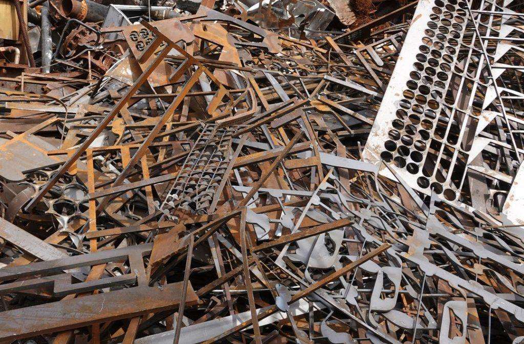 pile of scrap metal