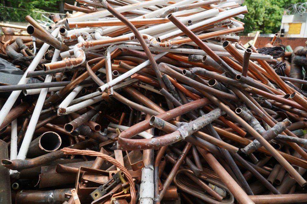 metal pipes